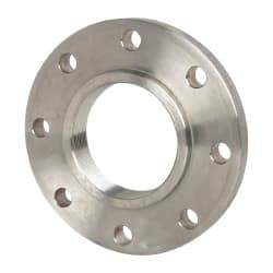 Value Collection - 4" Pipe, 9" OD, Stainless Steel, Threaded Pipe Flange - 7-1/2" Across Bolt Hole Centers, 3/4" Bolt Hole, 150 psi, Grades 304 & 304L - Americas Industrial Supply