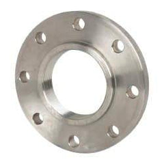 Value Collection - 4" Pipe, 9" OD, Stainless Steel, Threaded Pipe Flange - 7-1/2" Across Bolt Hole Centers, 3/4" Bolt Hole, 150 psi, Grades 304 & 304L - Americas Industrial Supply