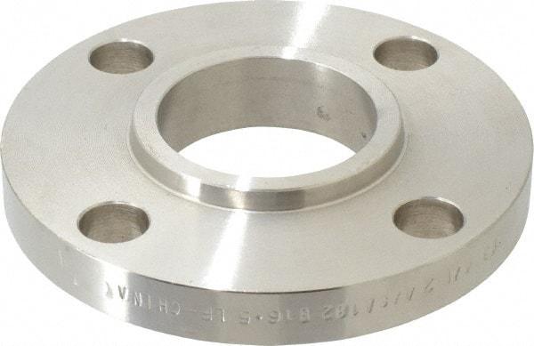 Value Collection - 2" Pipe, 6" OD, Stainless Steel, Slip On Pipe Flange - 4-3/4" Across Bolt Hole Centers, 3/4" Bolt Hole, 150 psi, Grades 304 & 304L - Americas Industrial Supply