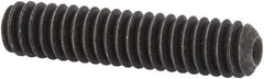 Value Collection - 1/4-20 UNC, 1-1/8" OAL, Cup Point Set Screw - Alloy Steel, 1/8" Key - Americas Industrial Supply