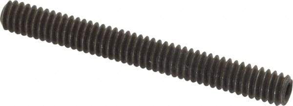 Value Collection - 1/4-20 UNC, 2-1/4" OAL, Cup Point Set Screw - Alloy Steel, 1/8" Key - Americas Industrial Supply