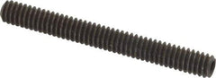 Value Collection - 1/4-20 UNC, 2-1/4" OAL, Cup Point Set Screw - Alloy Steel, 1/8" Key - Americas Industrial Supply