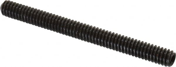 Value Collection - 1/4-20 UNC, 2-3/4" OAL, Cup Point Set Screw - Alloy Steel, 1/8" Key - Americas Industrial Supply