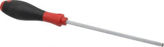 Wiha - 6 Piece Screw Holding Ball End Hex Screwdriver Set - Bit Sizes: Hex mm 3, 4, 5, 6, 8 & 10 - Americas Industrial Supply