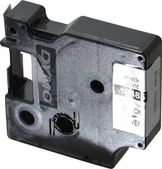 Rhino - 216" Long, Metallized Silver Polyester Metallized Tape - For DYMO Brand Labeling Equipment Designed for "D1" Tapes (Check Width Compatibility) - Americas Industrial Supply