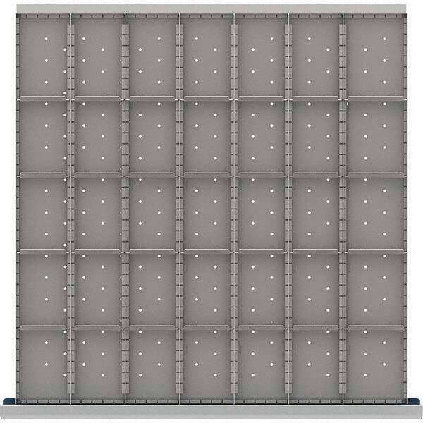 LISTA - 35-Compartment Drawer Divider Layout for 3.15" High Drawers - Americas Industrial Supply