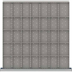 LISTA - 35-Compartment Drawer Divider Layout for 3.15" High Drawers - Americas Industrial Supply
