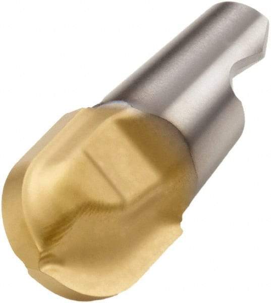 Tool-Flo - External Thread, Left Hand Cut, 1" Shank Width x 1" Shank Height Indexable Threading Toolholder - 6" OAL, T.MC 43 Insert Compatibility, STVO Toolholder, Series On-Edge - Americas Industrial Supply