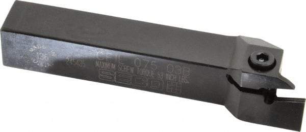 Seco - CFIL, Left Hand Cut, 3/4" Shank Height x 3/4" Shank Width, Indexable Turning Toolholder - 4-1/2" OAL, LC..1603.. Insert Compatibility, Series Multi-Directional Turning (MDT) - Americas Industrial Supply