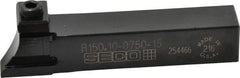 Seco - Tool Block Style 150.10, 3/4" Blade Height, 4.531" OAL, Indexable Cutoff Blade Tool Block - 3/4" Shank Height, 3/4" Shank Width - Americas Industrial Supply