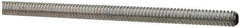 Made in USA - #4-40 UNC (Coarse), 2' Long, Low Carbon Steel Threaded Rod - Zinc-Plated Finish, Right Hand Thread - Americas Industrial Supply