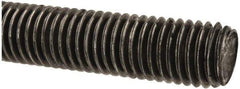 Made in USA - 5/8-11 UNC (Coarse), 2' Long, Low Carbon Steel Threaded Rod - Oil Finish Finish, Right Hand Thread - Americas Industrial Supply