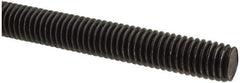 Value Collection - 7/16-14 UNC (Coarse), 6' Long, Alloy Steel Threaded Rod - Plain Finish, Right Hand Thread - Americas Industrial Supply