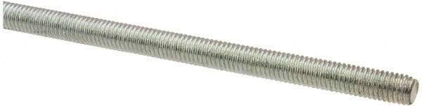 Value Collection - M5x0.8 UNC (Coarse), 1m Long, Steel Metric Threaded Rod - Zinc-Plated Finish, Right Hand Thread - Americas Industrial Supply