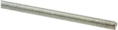 Value Collection - M5x0.8 UNC (Coarse), 1m Long, Steel Metric Threaded Rod - Zinc-Plated Finish, Right Hand Thread - Americas Industrial Supply