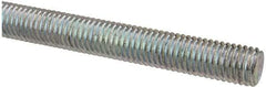 Value Collection - M10x1.5 UNC (Coarse), 1m Long, Steel Metric Threaded Rod - Zinc-Plated Finish, Right Hand Thread - Americas Industrial Supply