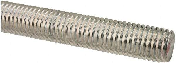 Value Collection - M14x2 UNC (Coarse), 1m Long, Steel Metric Threaded Rod - Zinc-Plated Finish, Right Hand Thread - Americas Industrial Supply