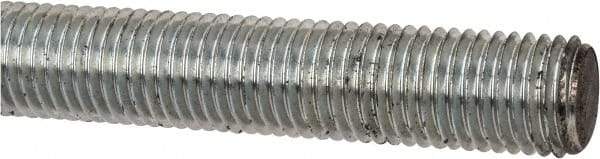 Value Collection - M20x2.5 UNC (Coarse), 1m Long, Steel Metric Threaded Rod - Zinc-Plated Finish, Right Hand Thread - Americas Industrial Supply