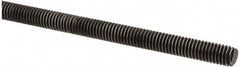 Value Collection - M6x1 UNC (Coarse), 1m Long, Steel Metric Threaded Rod - Oil Finish Finish, Right Hand Thread - Americas Industrial Supply