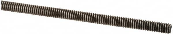 Made in USA - #5-40 UNC (Coarse), 3' Long, Stainless Steel Threaded Rod - Right Hand Thread - Americas Industrial Supply