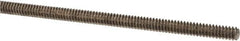 Made in USA - #6-32 UNC (Coarse), 3' Long, Stainless Steel Threaded Rod - Right Hand Thread - Americas Industrial Supply
