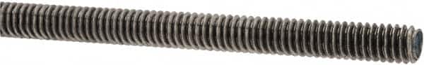 Made in USA - #8-32 UNC (Coarse), 3' Long, Stainless Steel Threaded Rod - Right Hand Thread - Americas Industrial Supply