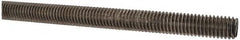 Made in USA - 7/16-14 UNC (Coarse), 3' Long, Stainless Steel Threaded Rod - Right Hand Thread - Americas Industrial Supply