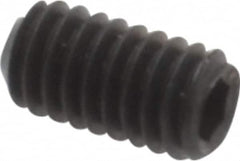 Value Collection - #3-56 UNF, 3/16" OAL, Cup Point Set Screw - Grade ASTM F912 Alloy Steel, 0.05" Key - Americas Industrial Supply