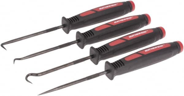 Mayhew - 4 Piece Hook & Probe Set - Steel - Americas Industrial Supply