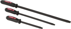 Mayhew - 3 Piece Screwdriver Pry Bar Set - 5/8" Head Width, Includes 12, 17 & 25" Lengths - Americas Industrial Supply