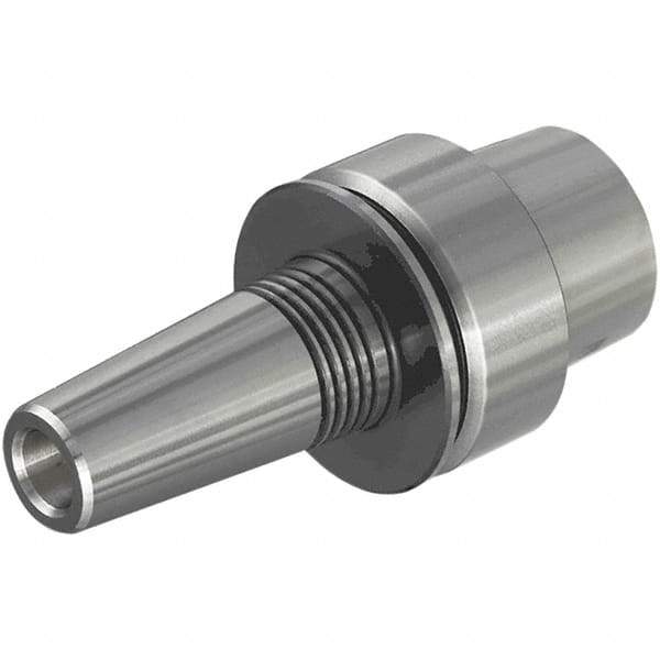 Iscar - 4mm Hole Diam, HSK32E Taper Shank Shrink Fit Tool Holder & Adapter - 65mm Projection, 10mm Nose Diam, 18mm Clamping Depth, 25,000 RPM, Through Coolant - Exact Industrial Supply