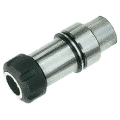 Iscar - 1mm to 13mm Capacity, 75mm Projection, HSK63E Hollow Taper, ER20 Collet Chuck - 0.0001" TIR, Through-Spindle - Exact Industrial Supply
