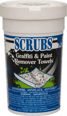 Scrubs - Center Pull Bucket/Canister of Wipes Graffiti/Vandal Mark Remover - Americas Industrial Supply