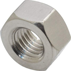 Value Collection - 5/8-11 UNC Stainless Steel Right Hand Heavy Hex Nut - 1-1/16" Across Flats, 39/64" High, Uncoated - Americas Industrial Supply