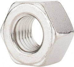 Value Collection - 3/4-10 UNC Stainless Steel Right Hand Heavy Hex Nut - 1-1/4" Across Flats, 47/64" High, Uncoated - Americas Industrial Supply