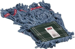 Rubbermaid - 5" Green Head Band, Medium Blended Fiber Loop End Mop Head - 4 Ply, Use for General Purpose - Americas Industrial Supply