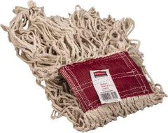 Rubbermaid - 5" Red Head Band, Large Cotton Loop End Mop Head - 4 Ply, Use for General Purpose - Americas Industrial Supply