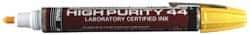 Dykem - Yellow Oil-Based Paint Marker - Broad Tip, TEC Certified Ink - Americas Industrial Supply