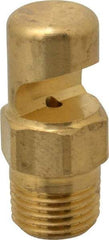 Bete Fog Nozzle - 1/8" Pipe, 145° Spray Angle, Brass, Extra Wide Fan Nozzle - Male Connection, 1.58 Gal per min at 100 psi, 0.073" Orifice Diam - Americas Industrial Supply