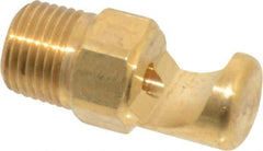 Bete Fog Nozzle - 1/8" Pipe, 145° Spray Angle, Brass, Extra Wide Fan Nozzle - Male Connection, 4.74 Gal per min at 100 psi, 0.129" Orifice Diam - Americas Industrial Supply