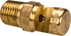 Bete Fog Nozzle - 1/4" Pipe, 145° Spray Angle, Brass, Extra Wide Fan Nozzle - Male Connection, 6.96 Gal per min at 100 psi, 5/32" Orifice Diam - Americas Industrial Supply