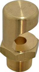 Bete Fog Nozzle - 3/4" Pipe, 145° Spray Angle, Brass, Extra Wide Fan Nozzle - Male Connection, 75.9 Gal per min at 100 psi, 1/2" Orifice Diam - Americas Industrial Supply