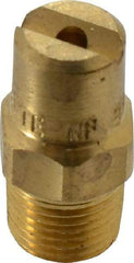 Bete Fog Nozzle - 1/8" Pipe, 30° Spray Angle, Brass, Standard Fan Nozzle - Male Connection, 3.16 Gal per min at 100 psi, 0.109" Orifice Diam - Americas Industrial Supply