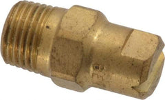 Bete Fog Nozzle - 1/8" Pipe, 90° Spray Angle, Brass, Standard Fan Nozzle - Male Connection, 3.16 Gal per min at 100 psi, 0.109" Orifice Diam - Americas Industrial Supply
