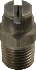 Bete Fog Nozzle - 1/4" Pipe, 120° Spray Angle, Grade 303 Stainless Steel, Standard Fan Nozzle - Male Connection, 0.79 Gal per min at 100 psi, 0.057" Orifice Diam - Americas Industrial Supply