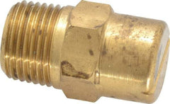 Bete Fog Nozzle - 3/8" Pipe, 90° Spray Angle, Brass, Standard Fan Nozzle - Male Connection, 1.58 Gal per min at 100 psi, 0.08" Orifice Diam - Americas Industrial Supply