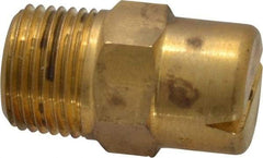Bete Fog Nozzle - 3/8" Pipe, 120° Spray Angle, Brass, Standard Fan Nozzle - Male Connection, 6.32 Gal per min at 100 psi, 5/32" Orifice Diam - Americas Industrial Supply