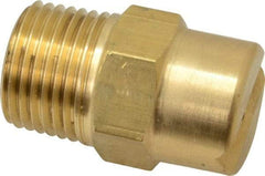 Bete Fog Nozzle - 1/2" Pipe, 30° Spray Angle, Brass, Standard Fan Nozzle - Male Connection, 9.49 Gal per min at 100 psi, 0.186" Orifice Diam - Americas Industrial Supply