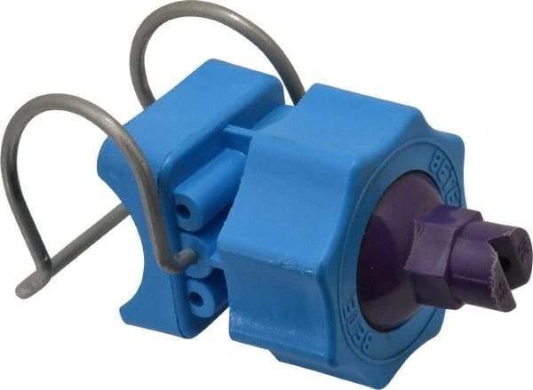 Bete Fog Nozzle - 1" Pipe, 65° Spray Angle, Grade 303 Polypropylene/Stainless Steel, Snap Release Nozzle System - 4.74 Gal per min at 100 psi, 0.141" Orifice Diam - Americas Industrial Supply