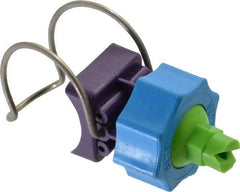 Bete Fog Nozzle - 1-1/2" Pipe, 65° Spray Angle, Grade 303 Polypropylene/Stainless Steel, Snap Release Nozzle System - 9.49 Gal per min at 100 psi, 3/16" Orifice Diam - Americas Industrial Supply